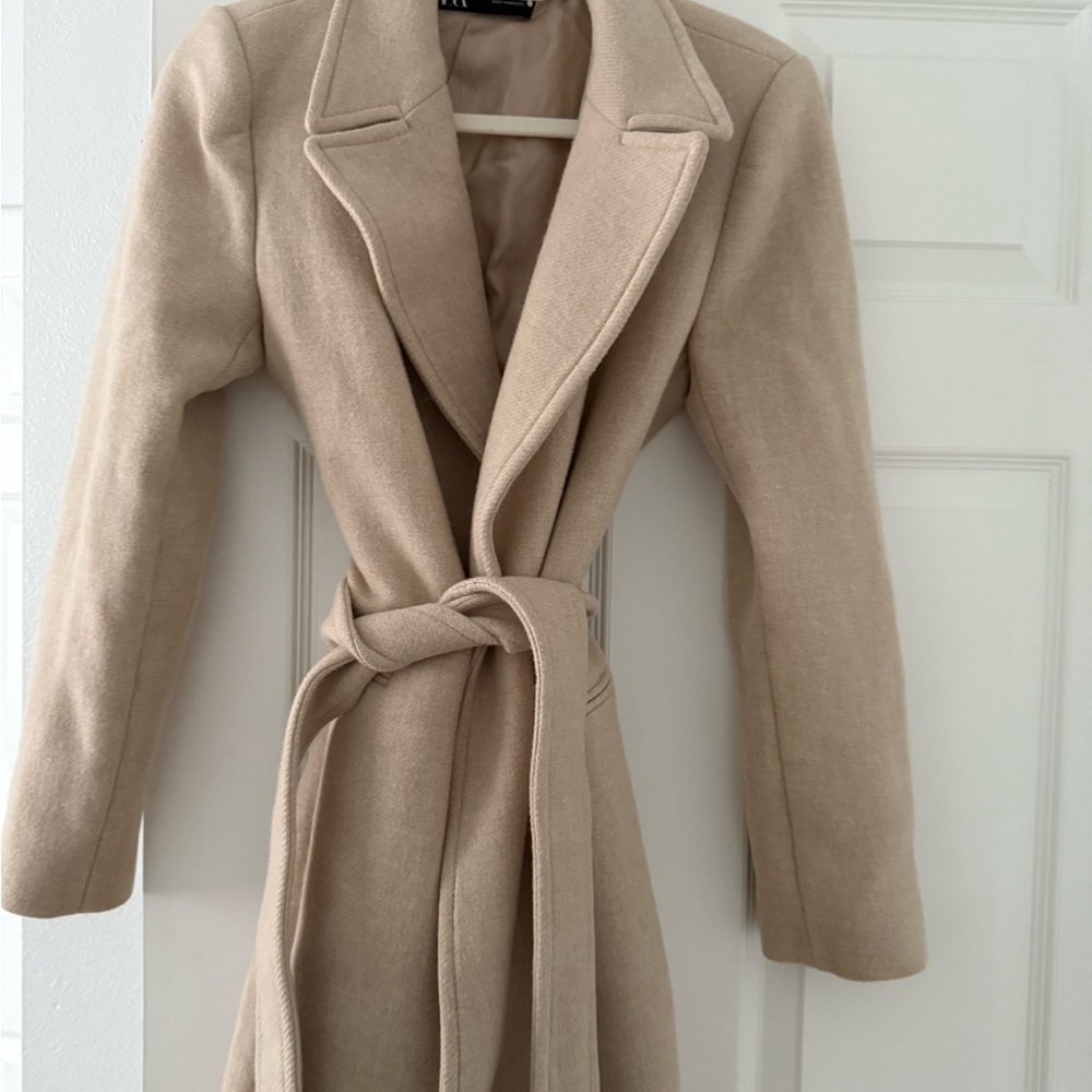 Zara Classic Beige Trench Coat
